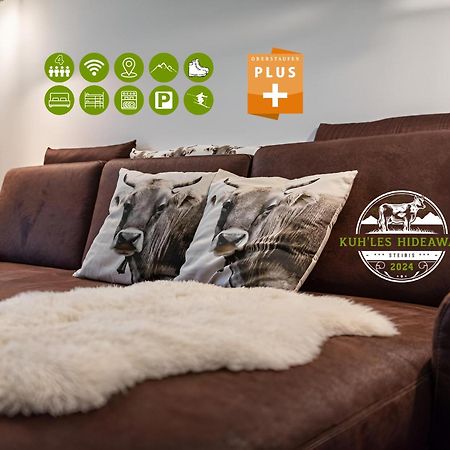 Kuh'Les Hideaway Steibis 3-Zimmer Ferienwohnung 55 M² Оберштауфен Экстерьер фото